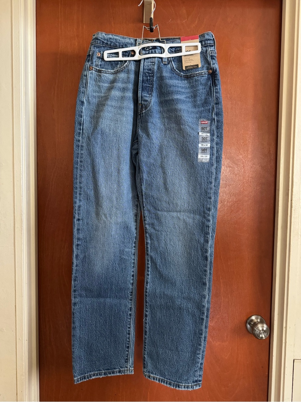 Levi's Women’s Straight Jeans in Light Blue Wash